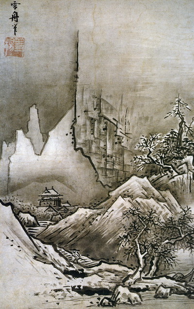 Winter landscape, Sesshu Toyo, 1486
